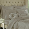 thumbnail image 5 of Five Queens Court Saranda Satin Quilted Coverlets – Silver, 5 of 5