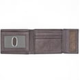 thumbnail image 4 of RFID Safe Real Leather Bi-Fold for Men Velcro Closer with Key Holder & Window&nbsp;ID Brown By J.T.C, 4 of 8