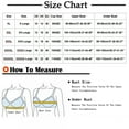 thumbnail image 3 of Blczomt Bralettes for Women with Support Nursing No Wire Comfy Blue Push Up Everyday Bras, 3 of 6