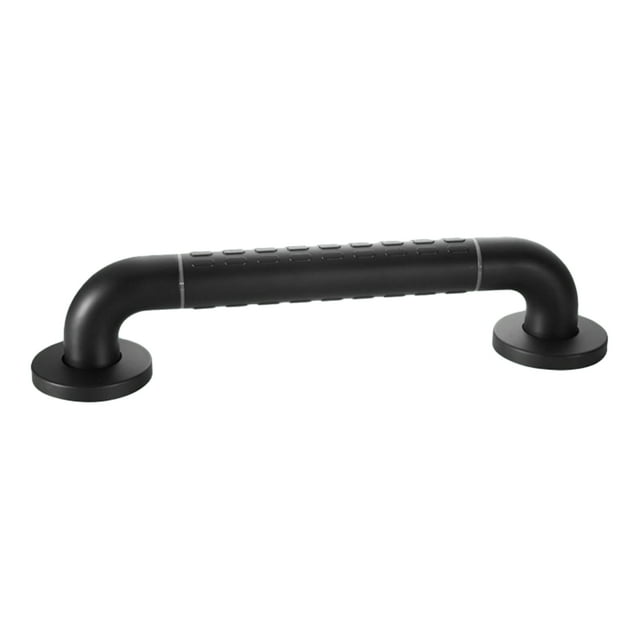 19 Inch Bathroom Grab Bar with Luminous Circle Toilet Shower Bathtub Handicap Support Balance Grab