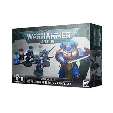 Games Workshop - Warhammer 40K - Space Marines - Assault Intercessors   Paints Set