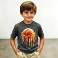 thumbnail image 1 of Chemises pour Filles Col Rond Garçons Chemise à Manches Courtes T-Shirts Décontractés pour Pyjamas Garçons 10-11 Ans, 1 of 3