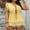 Yellow, variant on Womens Y2K Peplum Babydoll Tops Bow Tie Front Shirt Top Puff Short Sleeve Ruffle Hem Shirts Loose Fit Lace Up Blouse