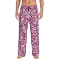 thumbnail image 2 of Kdxio Sweet Heart Print Men's Sleep Pajama Pant Lounge Pants with Pockets, 2 of 8