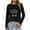 Black, variant on Royisotas Casual Tops Women Long Sleeve Gray Graphic Winter Plus Size for Women Shirts Tunic Crew Neck Loose Fit Tshirt