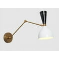 thumbnail image 2 of Stilnovo Style Diabolo Articulated Brass Wall Lamp Sconce Mid-Century Modern Brass Wall Lamp, 2 of 6