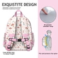 thumbnail image 5 of Mushroom Fairy Princess Pattern Backpack for School,Cute School Bag,Schoolbag with Adjustable Shoulder Straps & Padded Back,15.25"x11.5"x5.25", 5 of 5