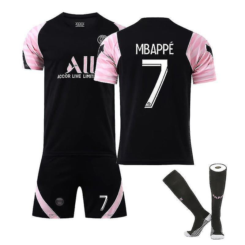 2122 Paris Black Pink Mbappe 7 Suit Football Jersey Training Seta 1 M 170 175cm Sinhow Walmart Canada