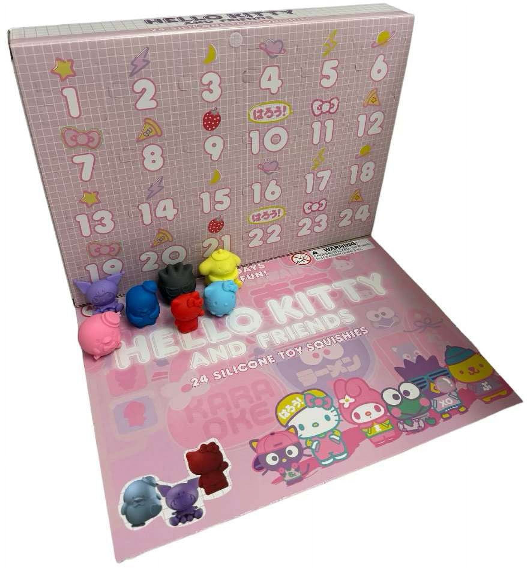 Sanrio Mochi Figure Silicone Toy Squishies Advent Calendar (PINK)