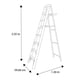 thumbnail image 5 of escalera de aluminio tijera 2.35 m, 5 of 7