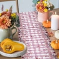 thumbnail image 4 of Gnome Daisy Table Runner, Autumn Thanksgiving Kitchen Dining Table Decoration for Home Party Decor 13x120 Inches, 4 of 9