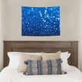 thumbnail image 4 of Kdxio A Blue Glitter Wall Hanging Tapestries Banner For Bedroom College Dorm Home Living Room Party Decor 29X37 In, 4 of 8