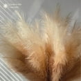 thumbnail image 3 of TETOU 7pcs Faux Pampas Grass 38"/3.1FT Tall Floral Large Artificial Pompous Grass Branches for Vase Filler Home Boho Decor - Mixed Brown, 3 of 7