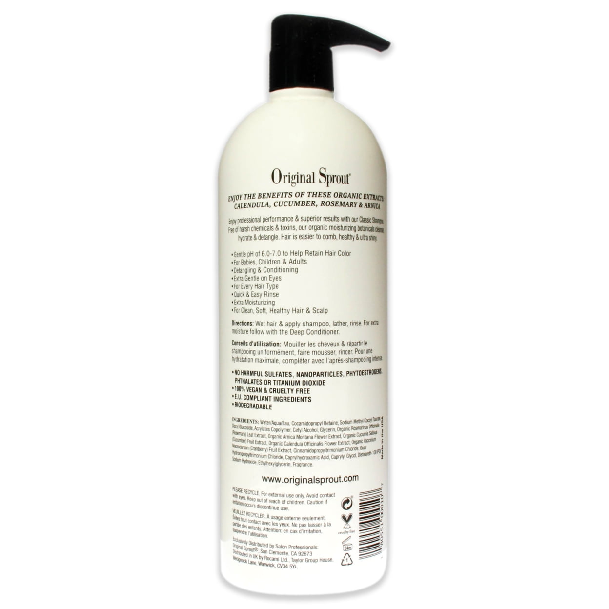 Original Sprout Classic Shampoo 33 oz
