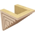 thumbnail image 5 of 5"W x 5"D x 5"H Wide Landon Rough Cedar Woodgrain TimberThane Corbel, Primed Tan, 5 of 6
