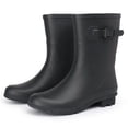 thumbnail image 1 of Alpine Swiss Reya Womens Waterproof Rain Boots Mid Calf Tall Rubber Garden Boots, 1 of 1