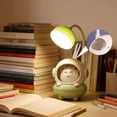 thumbnail image 4 of Weloille Cartoon Cat Table Lamp With Pen Holder 1 Piece, Soft Eye Protection LED Light, 3 Brightness Levels Adjustable, Multifunctional Desk Lamp for Bedroom Office Study Work Reading, 4 of 6