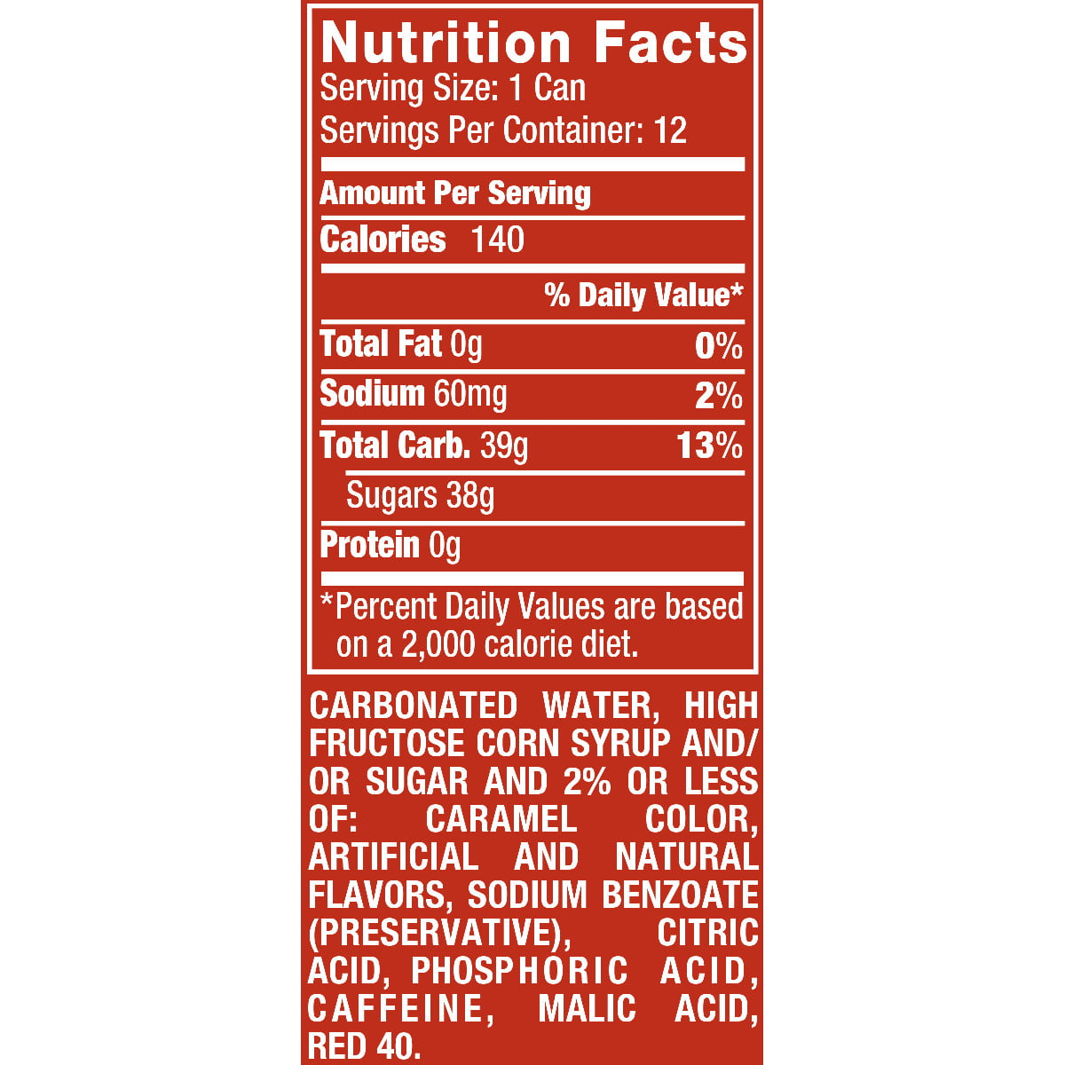12 Oz Doctor Pepper Nutrition Facts - bapyaw