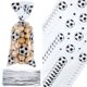 thumbnail image 3 of 25/50 bolsas de celofán para golosinas de fútbol, bolsas de regalo para dulces de fútbol, bolsas de regalo para fiesta de cumpleaños con temática deportiva y lazos retorcidos, 3 of 5