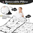 thumbnail image 3 of Minimalist Halloween Ghost Pattern Toddler Nap Mats for Kids Preschool,50"x20" Sleeping Mat Bag or Kids,Toddler Sleeping Bag,Toddler Nap Mat or Daycare, 3 of 6
