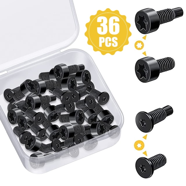 Tornillos para timbre de timbre, 4 juegos/36 piezas de tornillos de seguridad de repuesto para timbre T5, tornillos para timbre de timbre T16 compatibles con Video Doorbell 2 y Pro, tornillos para