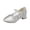 Silver Shoes, variant on Elegant Girls Sandals For Dressy Occasions Timeless Walking Footwear Birthday Casual Summer Holiday Travel Outdoor Solid Color Child Shoes