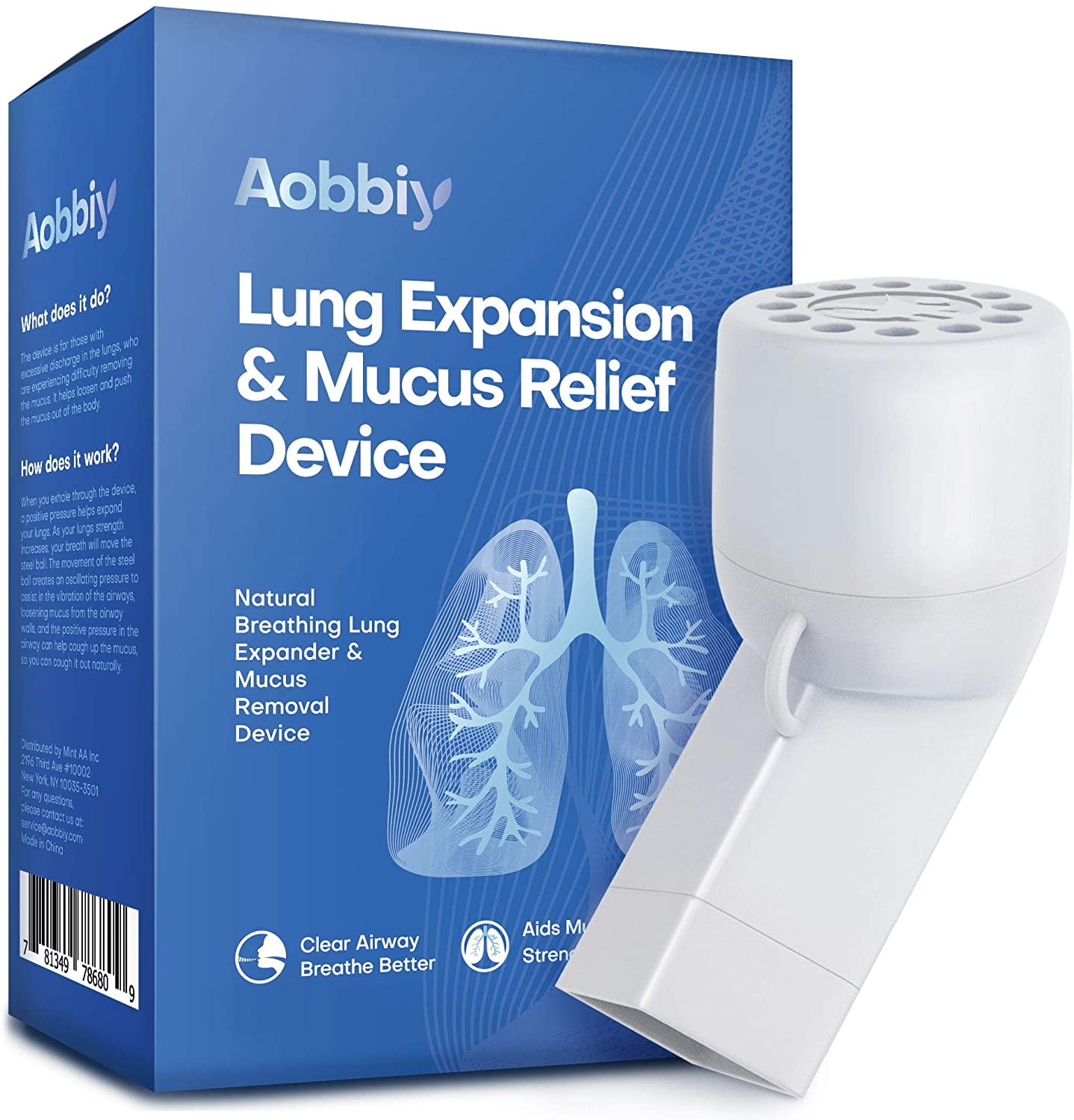 Positive Expiratory Pressure Exerciser Lung Expansion Mucus Clearance Device 1 