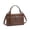 Brown, variant on Genuine Leather Women's Shoulder Bag Cowhide Purse Handbag Medium Crossbody Bag Box Bag