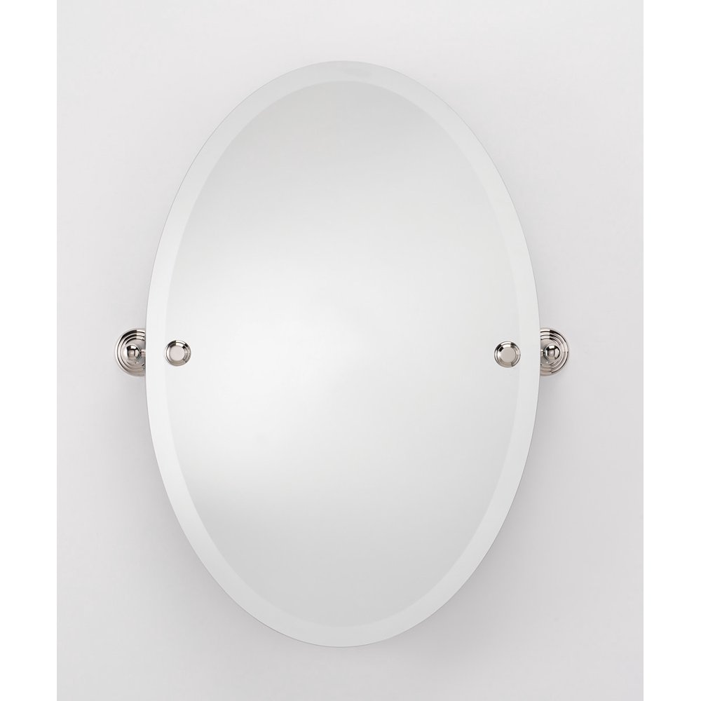 Alno 2131Ovl 21 X 31" Oval Frameless Adjustable Bathroom Mirror
