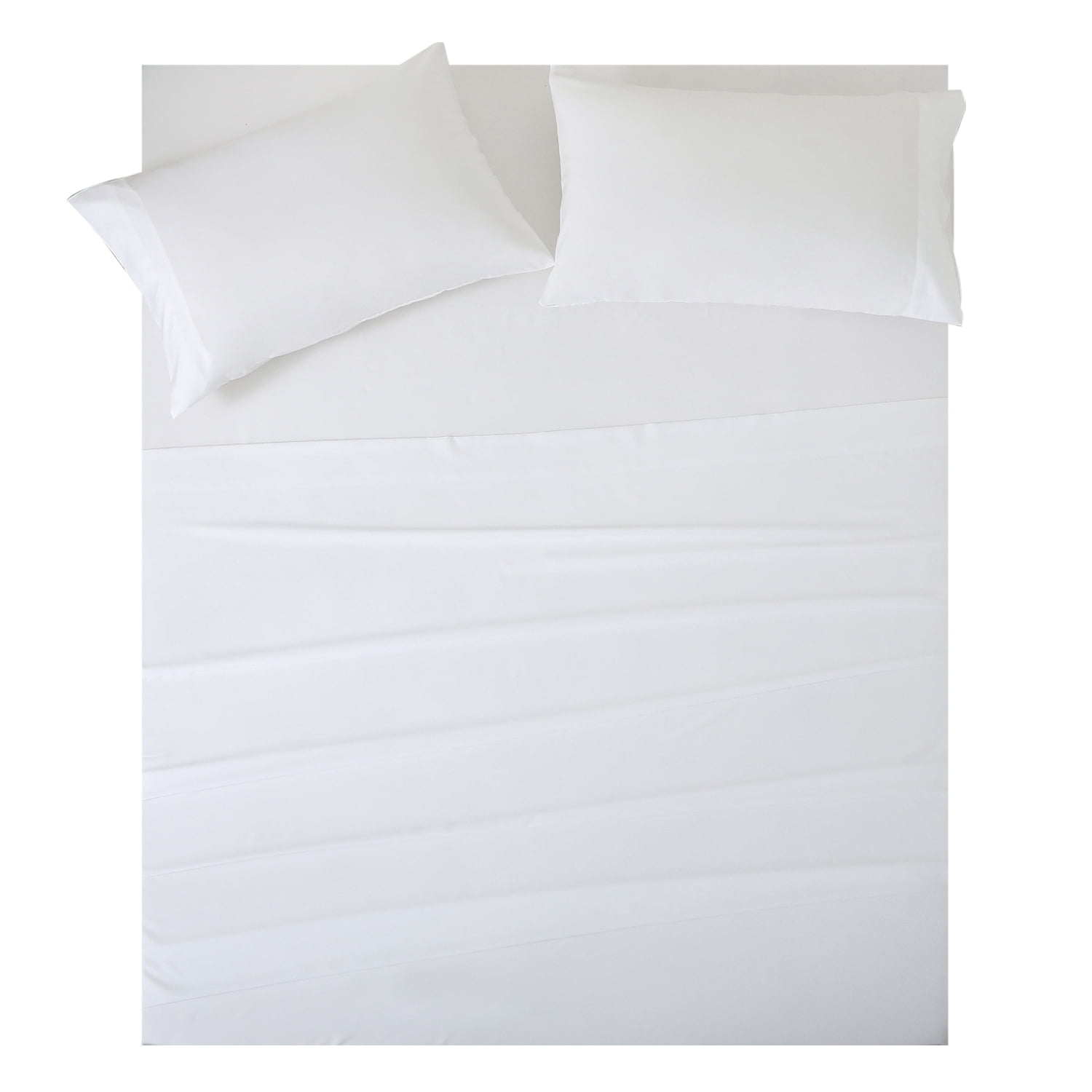 JOHNPEY Full Cooling Bamboo Sheet Set,Silky Soft Bed Sheets for Full Size Bed，Hotel Bedding Sheets & Pillowcases, Flat Sheet + Fitted Sheet + 2 Pillowcase,White