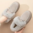 thumbnail image 6 of Gray Female Comfortable Winter Boots With Fleece Lining And Thick Sole For Winter, 6 of 7