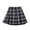 Navy, variant on Toddler Kids Girls Skirt Plaid Print Elastic Waist A Line Pleated Skirt Fashion Casual Soft Spring Fall Tutu Skirt Size 2-3 Years Grey