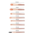 thumbnail image 2 of Set de brochas de maquillaje portátil HUOGUO con 8 brochas para rostro y ojos, 2 of 5