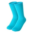 thumbnail image 3 of Moyitang Ice Skating Socks Breathable Soft Cotton Roller Skating Socks for Women Girl Blue, 3 of 9