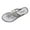 Silver, variant on THDHVS Beach Sandals,Womens Sandals Comfortable,Womens Sandals Comfortable Arch Support Sandals Summer Walking Shoes Casual Ankle Elastic Flip Flops Shoes Silver 8.5