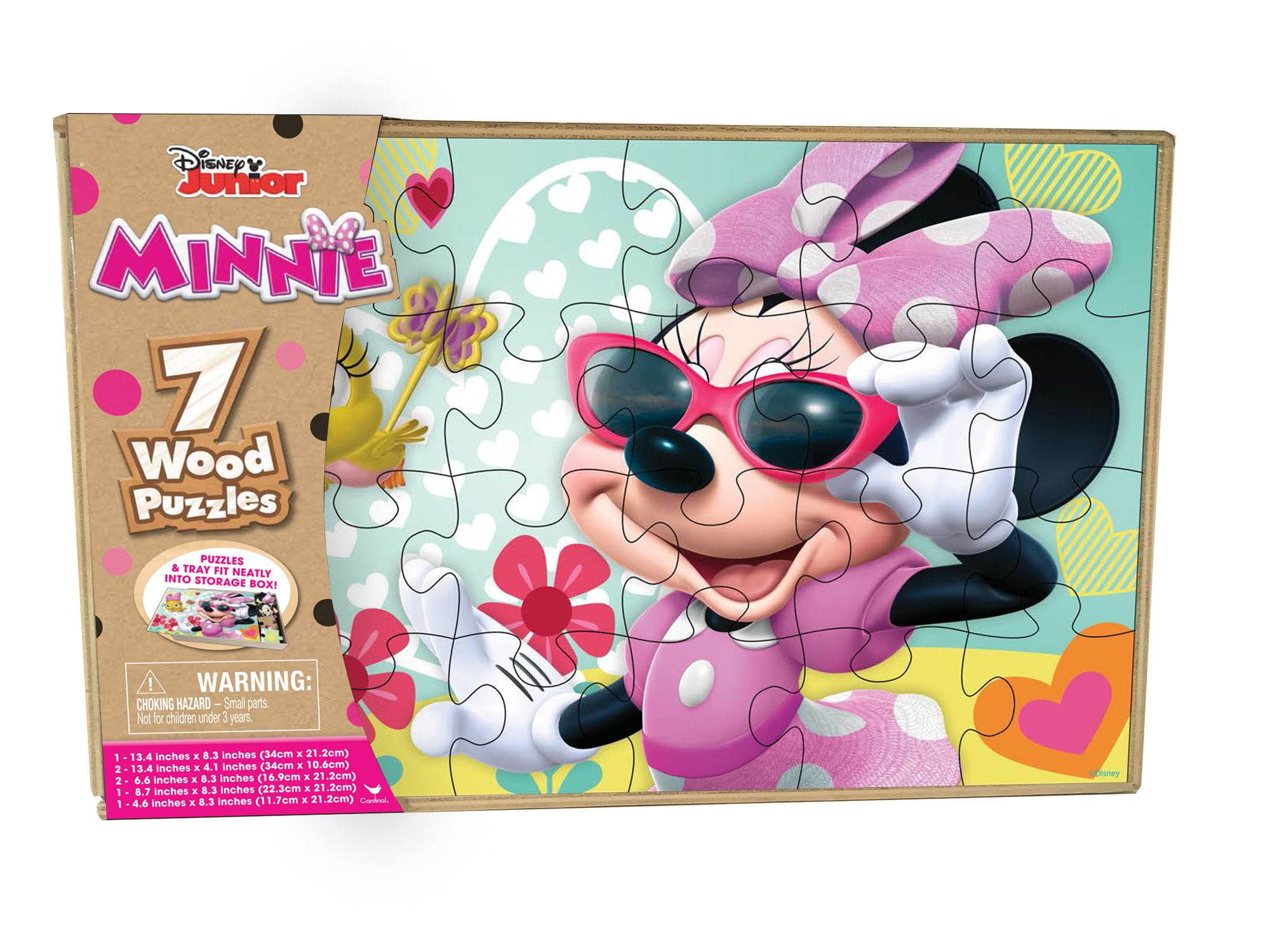 Minnie Mouse - 7-Pack Wood Puzzle Set - Walmart.com - Walmart.com