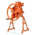 thumbnail image 3 of Hand Corn Sheller, Heavy Duty Shelling Machine, Manual Corn Thresher eavy Duty Iron Corn Shelling Machine for Small Farm and Household Usage, orange, 3 of 9