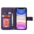 thumbnail image 3 of Feishell Compatible with for iPhone 12 Pro/12 Wallet Case Crossbody, Zipper Phone Case with RFID Blocking Card Holder Wrist Strap Leather Purse Gift for Women For iPhone 12/12 Pro, Purple, 3 of 5