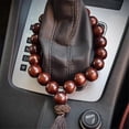 thumbnail image 5 of Beads Pendant Wood Decoration for Adults On Car Rear View 20mm Rosary Hanging Ornament Gears Shift Decor, 5 of 5