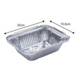 thumbnail image 4 of Caja de papel de aluminio desechable con revestimiento para freidora de aire de 50 piezas (A), 4 of 4