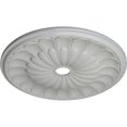 thumbnail image 3 of 31 5/8"OD x 3 5/8"ID x 1 7/8"P Gorleen Ceiling Medallion (Fits Canopies up to 3 5/8"), Hand-Painted Frost, 3 of 7