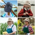 thumbnail image 4 of Outdoor Sun Hat for Men with 50+ UPF Protection Safari Cap Wide Brim Fishing Hat with Neck Flap, 4 of 8