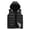Black, variant on Puffer Vests for Men Warm Jackets Zip Front Sleeveless Thick Winter Outerwear With Multi Storage Cargo Pockets Windproof Daily Casual Layer Top Men Clothings