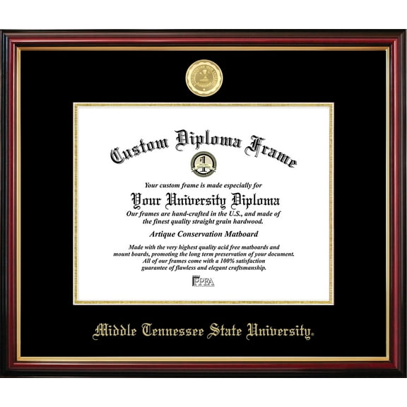 Middle Tennessee Petite Diploma Frame