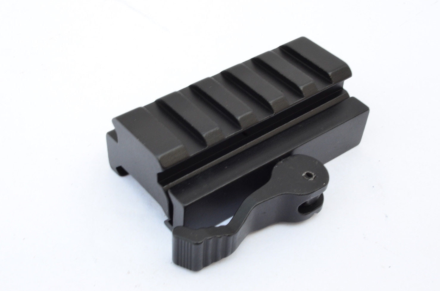Quick Release 5 Slots QD Adapter For 20mm Picatinny Rail Scope Mount Riser Mount 