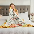 thumbnail image 4 of to My Bestie Blanket for Women Ultra Soft Flannel Throw Blanket for Sister Girls BFF for Sofa Bed Friendship Gift for Friends Birthday Anniversary 50 x 60 Inch, 4 of 5
