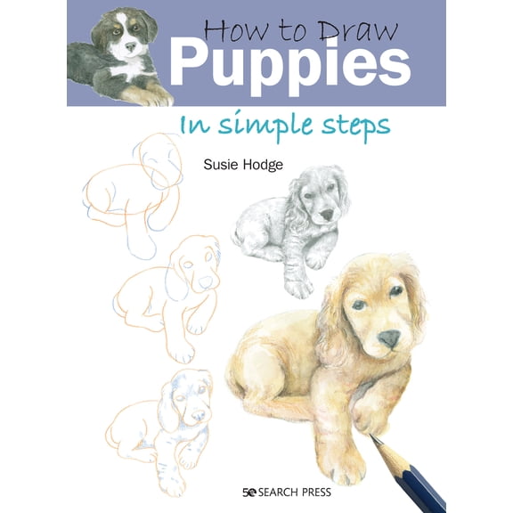 Pre-Owned How to Draw Puppies in Simple Steps (Paperback) 1800921071 9781800921078