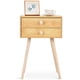 thumbnail image 1 of Mesa auxiliar Costway Mesilla de noche Madera con cajón 40x30x54,5cm, 1 of 10
