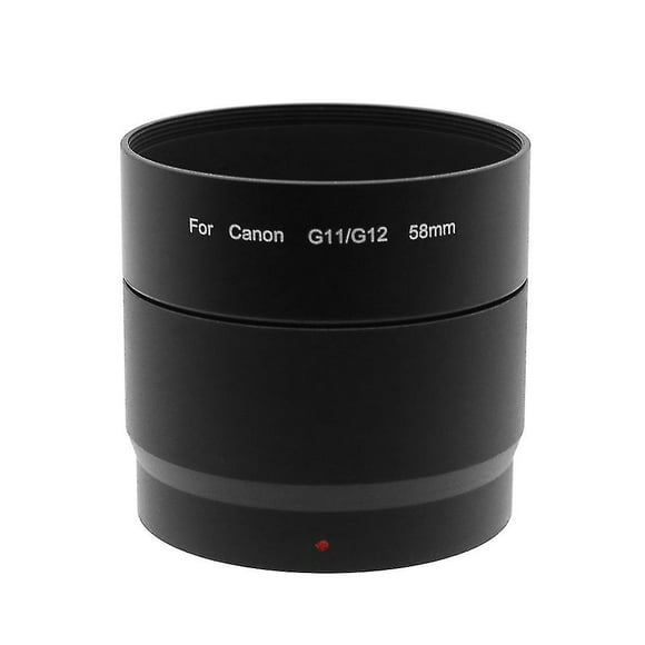 For Canon Powershot G10 G11 G12 Filter Adapter Tube Ring 58mm Metal Replacement For La-dc58k Lens Protector Extension Tube