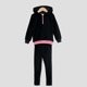 thumbnail image 3 of Conjunto de invierno para niñas adolescentes, niños y niñas, conjunto de ropa para niñas, vestido, faldas para niñas modestas, ropa de otoño e invierno de terciopelo negro, 3 of 5